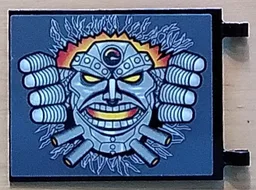 Flag 6 x 5 with Monster Mask Pattern on Both Sides (Stickers) - Set 42119