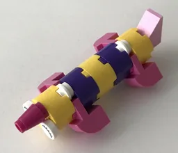 10696 Striped dinosaur