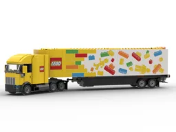 European/UK cab for yellow delivery truck