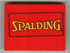 Lego Slope 10 6 x 8 with Yellow Spalding Logo Pattern (Sticker) - Sets 3432 / 3433