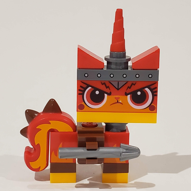 Lego Unikitty / Warrior Kitty, with Harpoon, Big Pupils