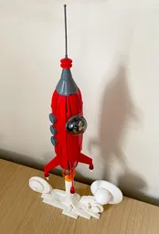 Retrofuturistic Rocketship