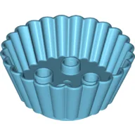 Duplo Cupcake / Muffin Cup with 2 x 2 Studs / Medium Azure