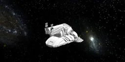 Prototype version of Boba Fett's slave 1