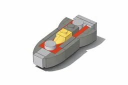 Lego Sonic Riders Black Shot Board