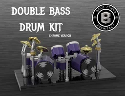 Double Bass Drum Kit (Chrome Version)
