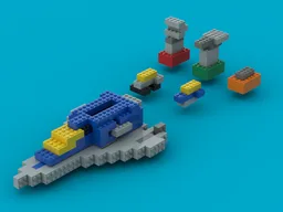 2x4 Classic Spaceship