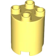 Duplo Brick Round 2 x 2 x 2 / Bright Light Yellow