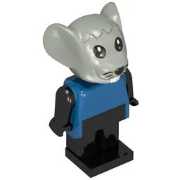 Fabuland Figure Mouse 4 / Blue