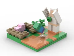 Village Plot - Golem vs Zombie