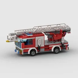 Lego City European Ladder Truck