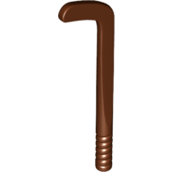 Lego Sports Hockey Stick, Flat Shaft / Reddish Brown