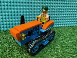 Lamborghini tracked tractor, vintage style for your farm
