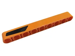 Technic, Liftarm Thick 1 x 9 with Black Grille Air Vent Pattern Model Right Side (Sticker) - Set 42093