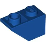 Brick Sloped Inverted 45° 2 x 1 / Royal Blue