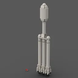 Falcon Heavy w/Tesla [1:220]