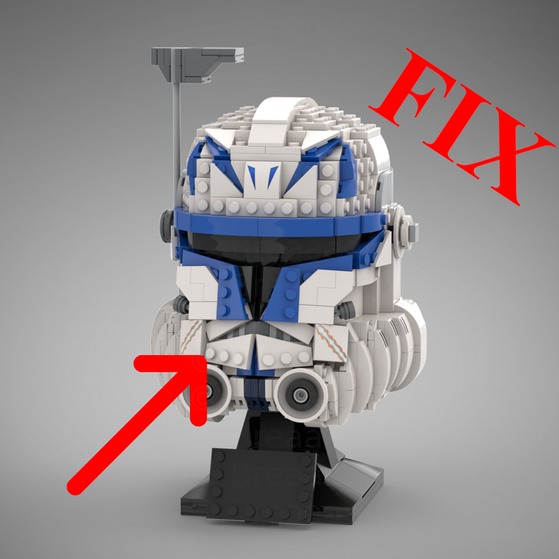 Lego 75349 Captain Rex Mouth FIX (Helmet Collection)