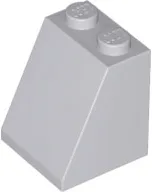 Brick Sloped 65° 2 x 2 x 2 with Bottom Tube / Light Bluish Gray