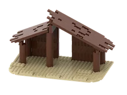 Nativity scene - stable only