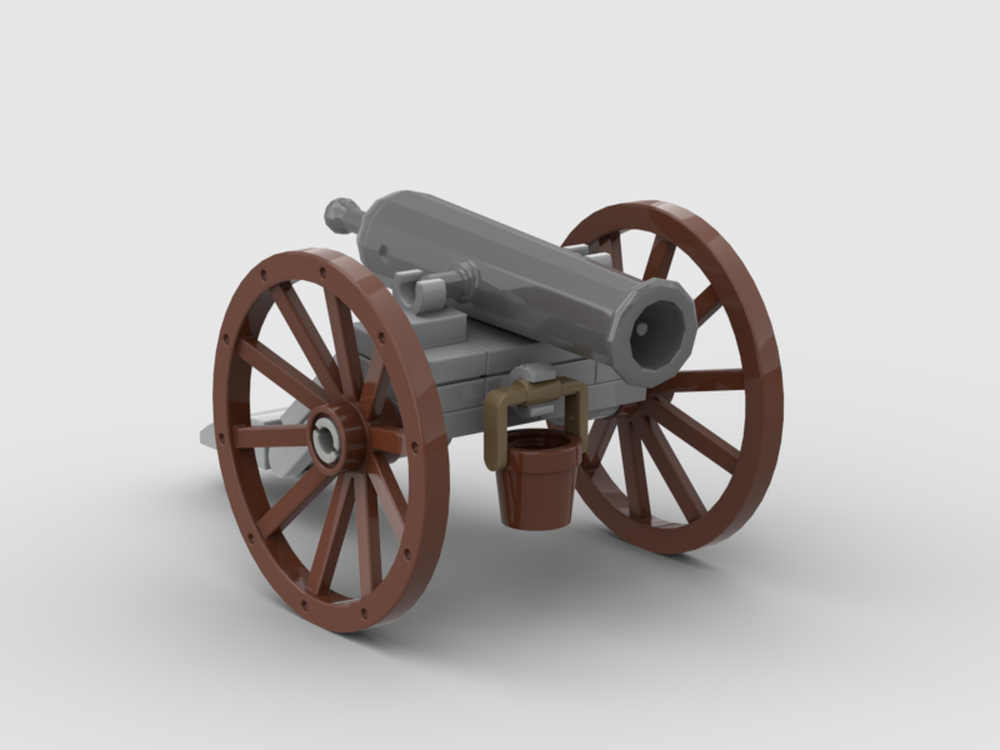 Lego American revolutionary war cannon