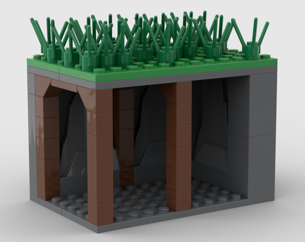 Lego mine tunnel