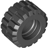 Tyre 21 x 12 with Offset Tread Small Wide / Black
