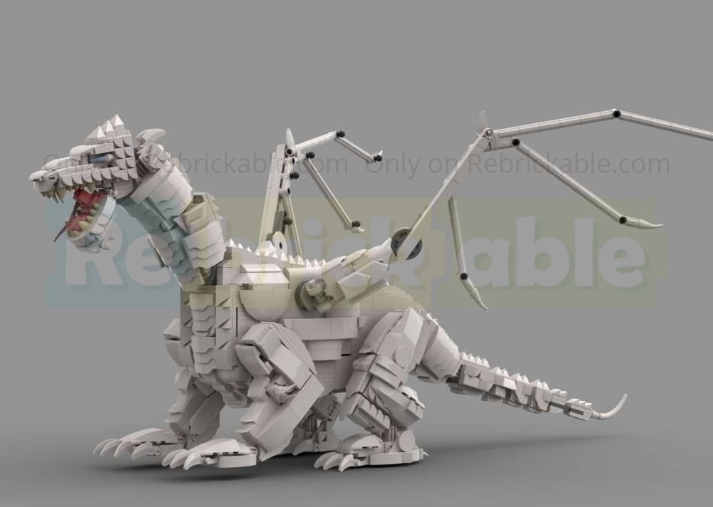 Lego White Dragon (Cold/Ice)