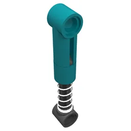 Technic Shock Absorber 6.5L with Soft Spring, Standard Coil [Complete Assembly] / Dark Turquoise