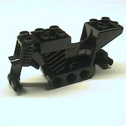 Vehicle Base, Motorcycle Chassis 2 x 8 x 3 / Black