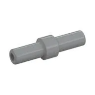 Bar 2L with Stop in Center / Light Bluish Gray