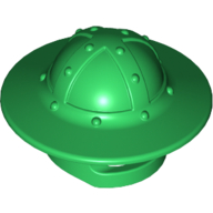 Lego Helmet with Chinstrap and Wide Brim / Green