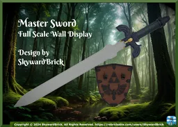 Master Sword Full Scale Wall Display
