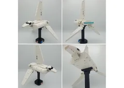 Mini-Scale Imperial Sentinel-Class Shuttle with Display Stand