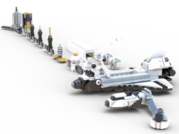 1:220 ISS Visiting Vehicles, Compatible with Set 21321