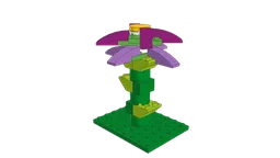 11005 Purple and Magenta Flower