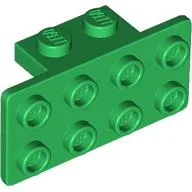 Bracket 1 x 2 - 2 x 4 / Green