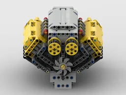 Crossplane V8 with natural Aspiration & removable Covers