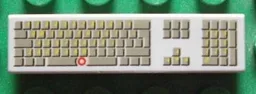 Tile 1 x 4 with Keyboard Print