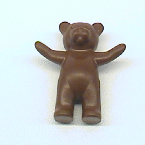 Lego Belville / Scala, Animal, Teddy Bear - Arms Up / Brown