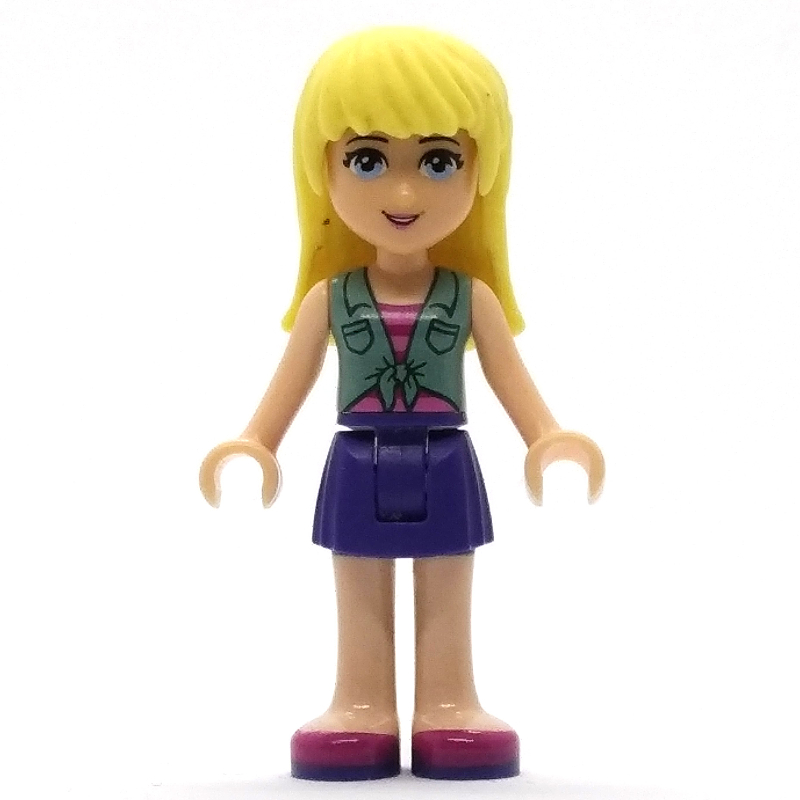 Lego Stephanie - Sand Green Vest, Dark Purple Skirt
