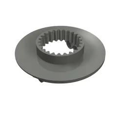 Technic Turntable Large Type 2 Base, 24 Tooth / Dark Bluish Gray