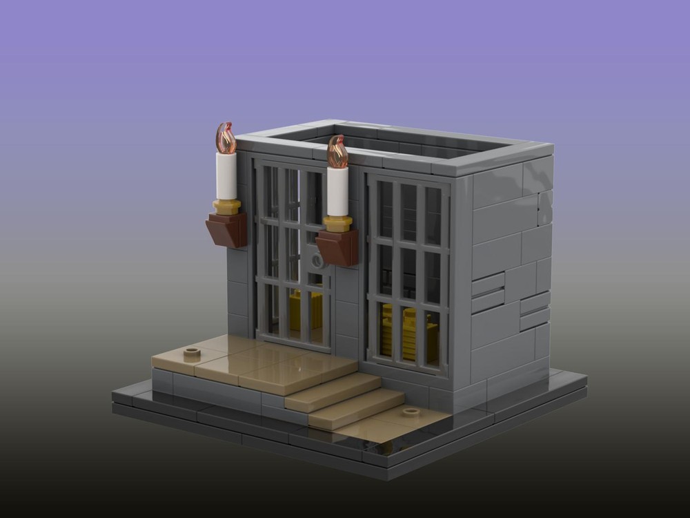 Lego Fort Charles Prison diorama