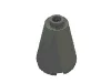 Cone 2 x 2 x 2, Open Stud / Dark Bluish Gray