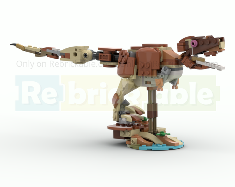 Lego Tyrannosaurus rex from 31150 (minifigure scale)