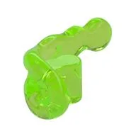 Wave / Power Blast Rounded Energy with Bar Handle / Trans-Bright Green