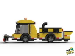 Trackless MT7 sidewalk snowplow