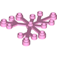 Lego Plant, Leaves 6 x 5 / Bright Pink