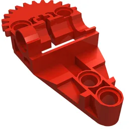 Technic Gearbox Half / Red