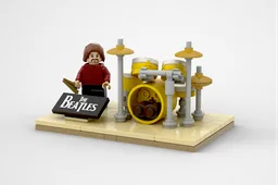 The Beatles: Ringo Starr Rooftop's Drumset