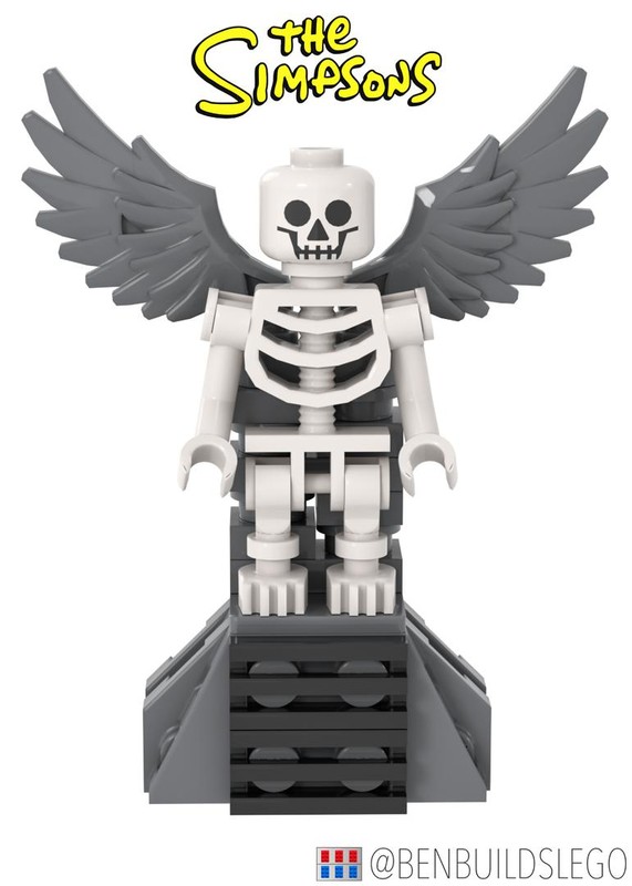 Lego The Simpsons Fossil Angel